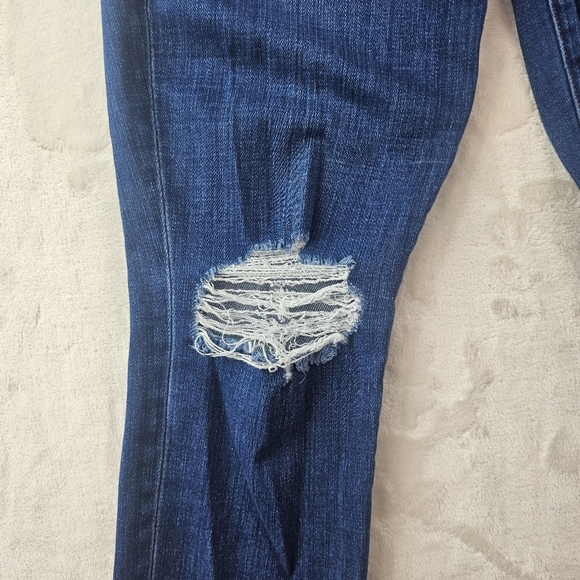 L’Agence Jeans high Line Distressed skinny jeans Women’s 28 Frayed Hem RN 126654 - Picture 2 of 13